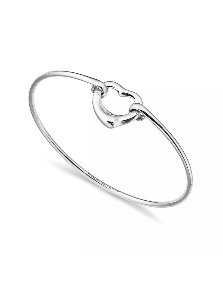 Pulsera rígida de corazón abierto - vista alternativa